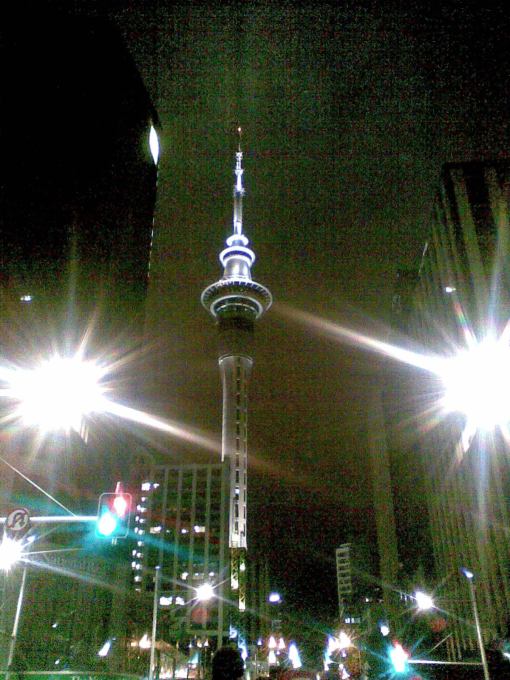Silvester in Auckland City - Sky Tower